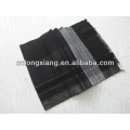 hot sale real material brushed woven mens silk scarf with tassels